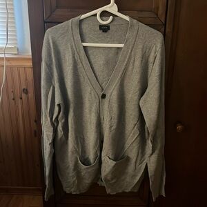 J. Crew cardigan, gray